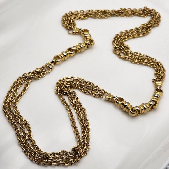Vintage Golden Necklace - Picture 2 of 5